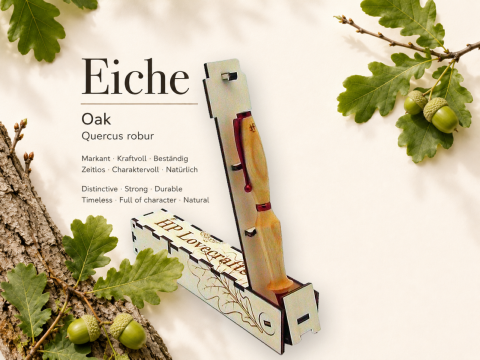 Eichenkugelschreiber, inkl. Magic Pen Box